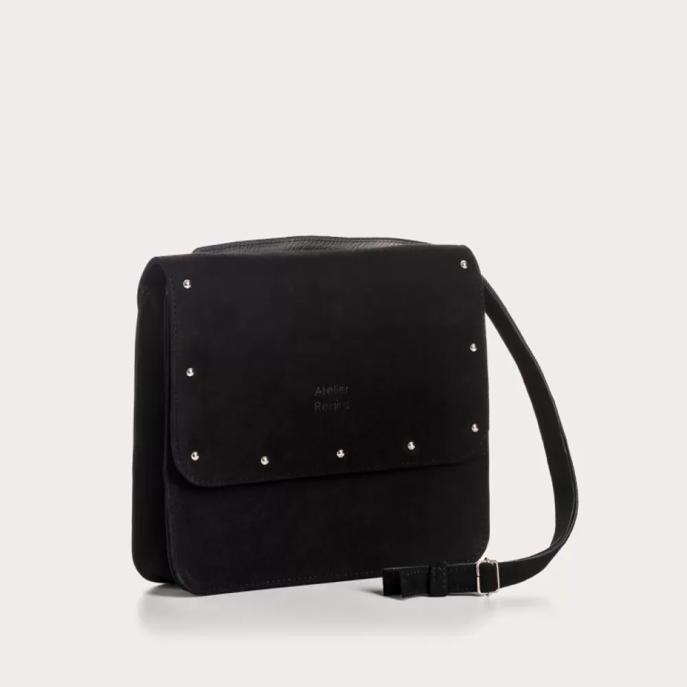 Femme Reqins Sac Cleo Rock Cuir Velours